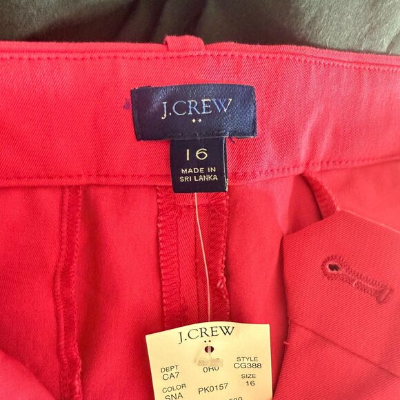 J.CREW Remy Wide-Leg Cropped Pant 16 Snapdragon Pink Statement Piece NWT B27 - Picture 5 of 6